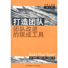 打造团队：团队改进的现成工具