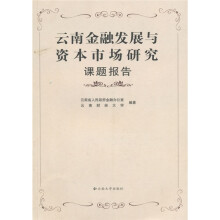 云南金融发展与资本市场研究课题报告