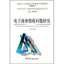 中国税收负担与税收政策问题研究系列专著：电子商务税收问题研究