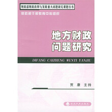 地方财政问题研究