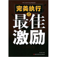 完美执行之最佳激励/企业完美执行行动方案丛书