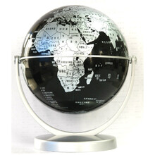 14厘米政区银、蓝色万向地球仪（111418）