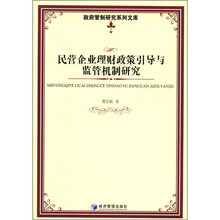 政府管制研究系列文库：民营企业理财政策引导与监督机制研究