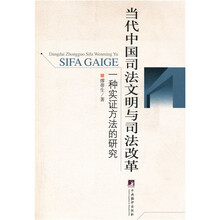 当代中国司法文明与司法改革-一种实证方法的研究
