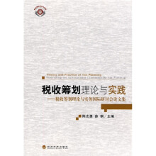 税收筹划理论与实践：税收筹划理论与实务国际研讨论文集