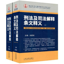 刑法及司法解释条文释义（上下册）