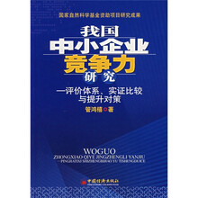 我国中小企业竞争力研究：评价体系、实证比较与提升对策