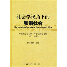 社会学视角下的和谐社会：中国社会学会学术年会获奖论文集（2005·合肥）