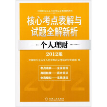 2012版中国银行业从业人员资格认证考试辅导用书·核心考点表解与试题全解新析:个人理财