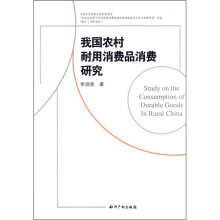 我国农村耐用消费品消费研究