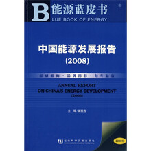 中国能源发展报告2008(附光盘1片)