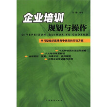 企业培训规划与操作（学习型组织赢得竞争优势的行动方案）