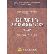 线性代数中的典型例题分析与习题（第2版）