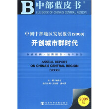 中国中部地区发展报告(2008)开创城市群时代(2009版)(附光盘)
