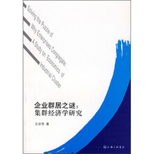 企业群居之谜：集群经济学研究