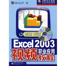 Excel2003职业应用视频教程（附光盘1张）