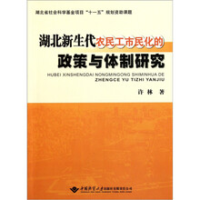 湖北新生代农民工市民化的政策与体制研究