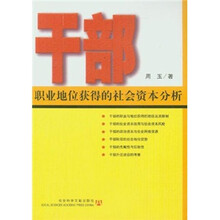 干部：职业地位获得的社会资本分析