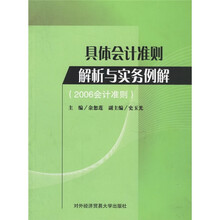 具体会计准则解析与实物例解(2006会计准则)