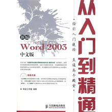 从入门到精通:新编Word 2003中文版(附光盘1张)