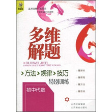 多维解题方法·规律·技巧特别训练：初中代数