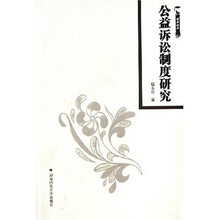 公益诉讼制度研究