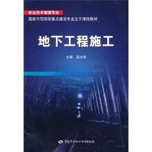 安全技术管理专业·国家示范院校重点建设专业主干课程教材：地下工程施工