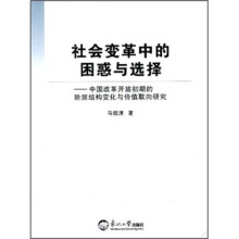 社会变革中的困惑与选择--中国改革开放初期的阶层结构变化与价值取向研究