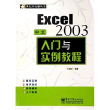 世纪星电脑丛书:中文Excel2003入门与实例教程