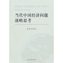当代中国经济问题战略思考