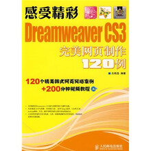 感受精彩：Dreamweaver CS3完美网页制作120例（附CD光盘1张）