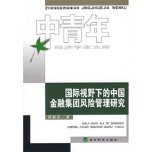 国际视野下的中国金融集团风险管理研究
