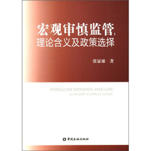 宏观审慎监管：理论涵义与政策选择