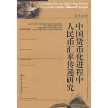 中国货币化进程中人民币汇率传递研究