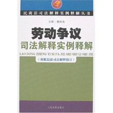劳动争议司法解释实例释解(根据最新司法解释修订)