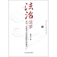 法治追梦：来自一名基层人民法院院长的报告
