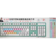 王永民五笔字型标准键盘指法练习卡