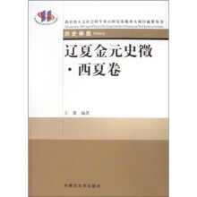 辽夏金元史徵(西夏卷)