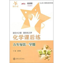 化学课后练（9年级·第1学期）（上海专用）