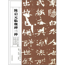 陈启元临魏碑三种(始平公造像张猛龙碑郑文公碑)