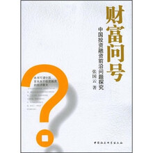 财富问号：中国投资融资前沿问题探究