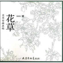 实用白描画稿：花草