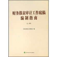 财务报表审计工作底稿编制指南（上下）