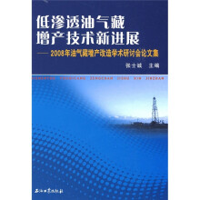 低渗透油气藏增产技术新进展：2008年油气藏增产改造学术研讨会论文集