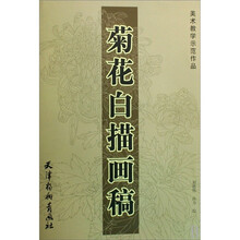 美术高考示范作品：菊花白描画稿