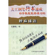 美工钢笔行书速成自学教程配套练习帖：呼应成语