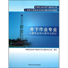 中国石油天然气集团公司工程技术服务队伍岗位操作技术规范：井下作业专业小修作业和大修作业部分