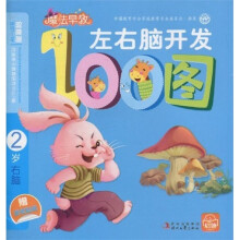 魔法早教创意测：左右脑开发100图（2岁右脑）（附游戏贴纸）
