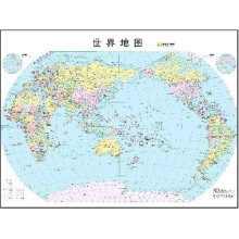 世界地图全开图（比例尺1：36000000）（中英文对照）