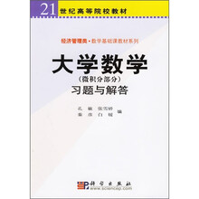 21世纪高等院校教材：大学数学（微积分部分）习题与解答